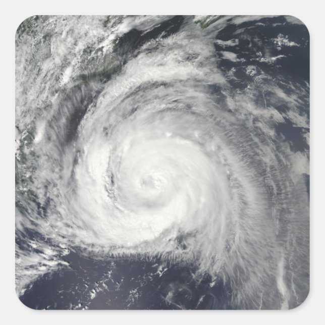 Hurricane Bill off the East Coast Square Sticker (Front)