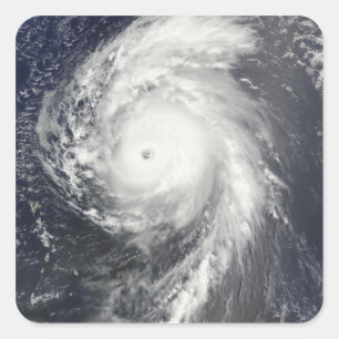Hurricane Bill off the Lesser Antilles Square Sticker