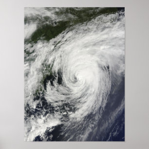Hurricane Bill over Nova Scotia Poster