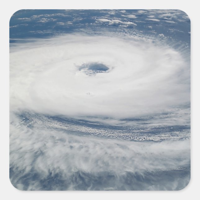 Hurricane Catarina Square Sticker (Front)