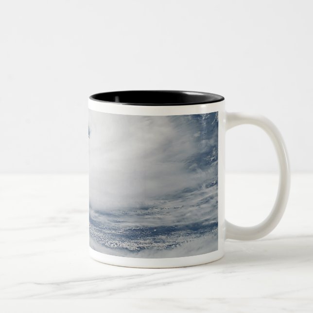 Hurricane Catarina Two-Tone Coffee Mug (Right)