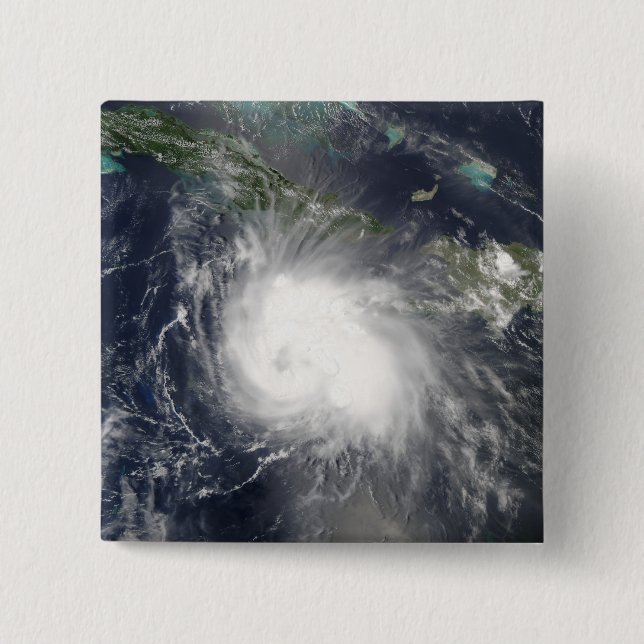 Hurricane Charley 15 Cm Square Badge (Front)