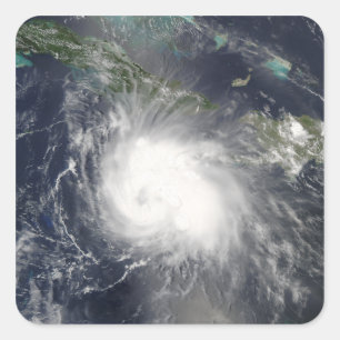 Hurricane Charley Square Sticker
