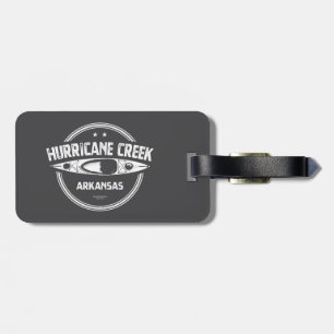 Hurricane Creek Arkansas Kayaking Luggage Tag