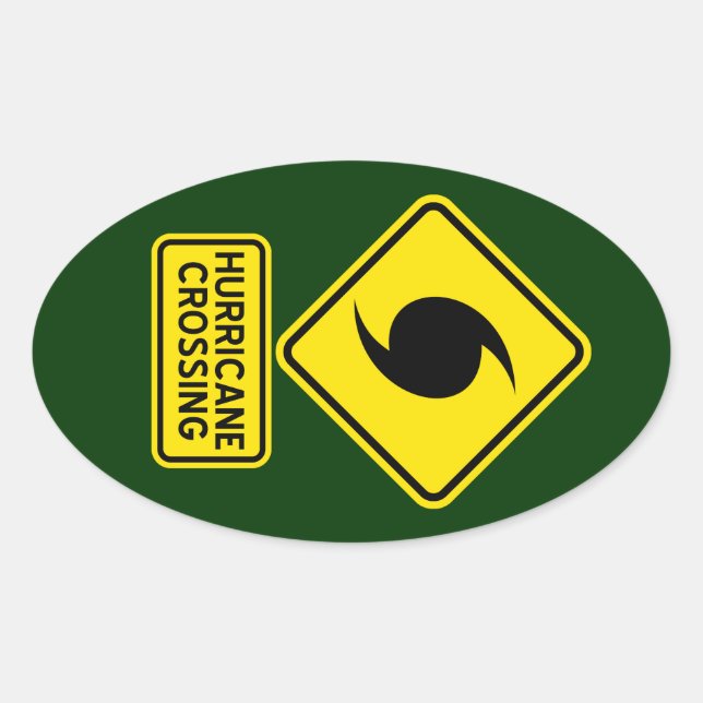 Hurricane Crossing Sticker (Front)