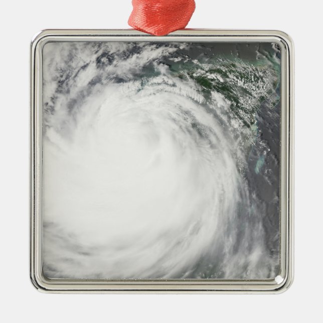 Hurricane Dean 2 Metal Tree Decoration (Front)