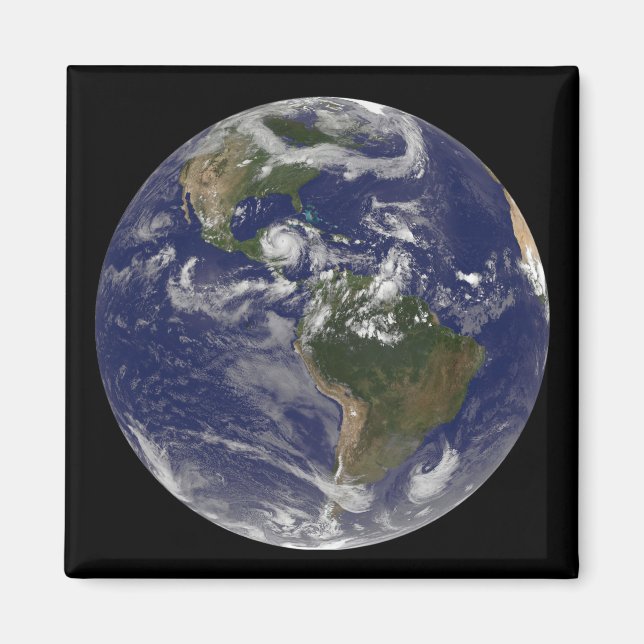 Hurricane Dean Approaches Yucatan Peninsula Magnet (Front)