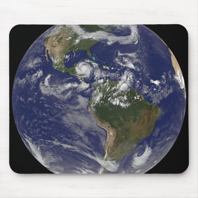 Hurricane Dean Approaches Yucatan Peninsula Mouse Mat (Front)