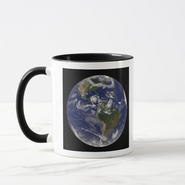 Hurricane Dean Approaches Yucatan Peninsula Mug (Left)