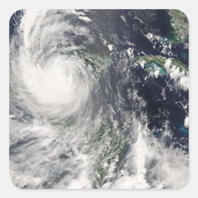 Hurricane Dean Square Sticker (Front)
