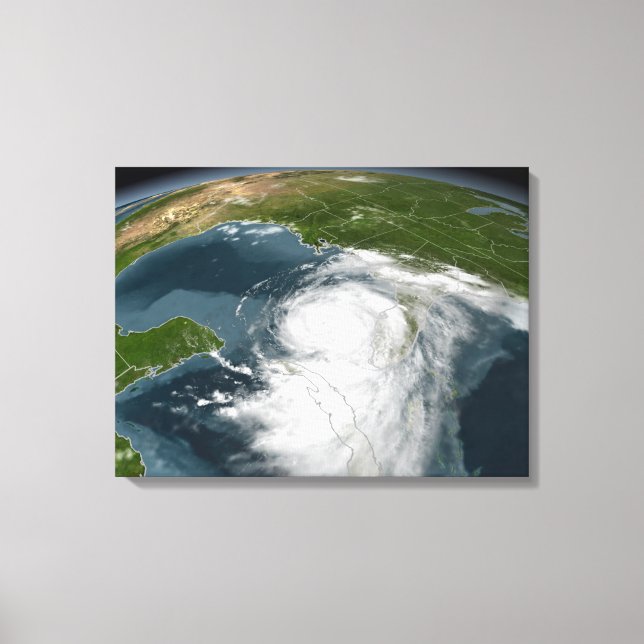 Hurricane Dennis 2 Canvas Print (Front)
