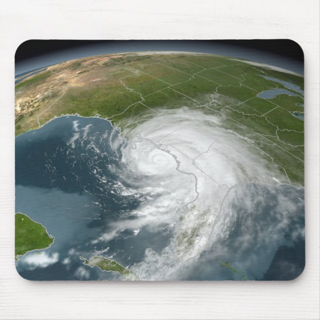 Hurricane Dennis 2 Mouse Mat (Front)