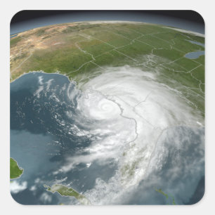 Hurricane Dennis 2 Square Sticker