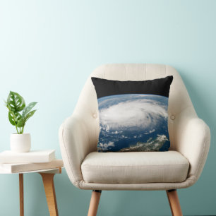Hurricane Dorian Over The Atlantic Ocean. Cushion