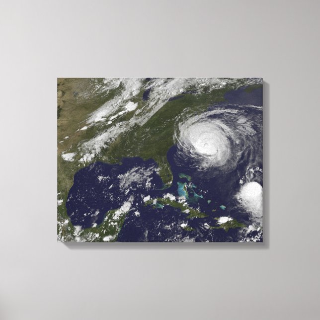 Hurricane Earl 2 Canvas Print (Front)