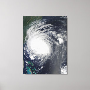Hurricane Earl grazing the North Carolina coast Canvas Print