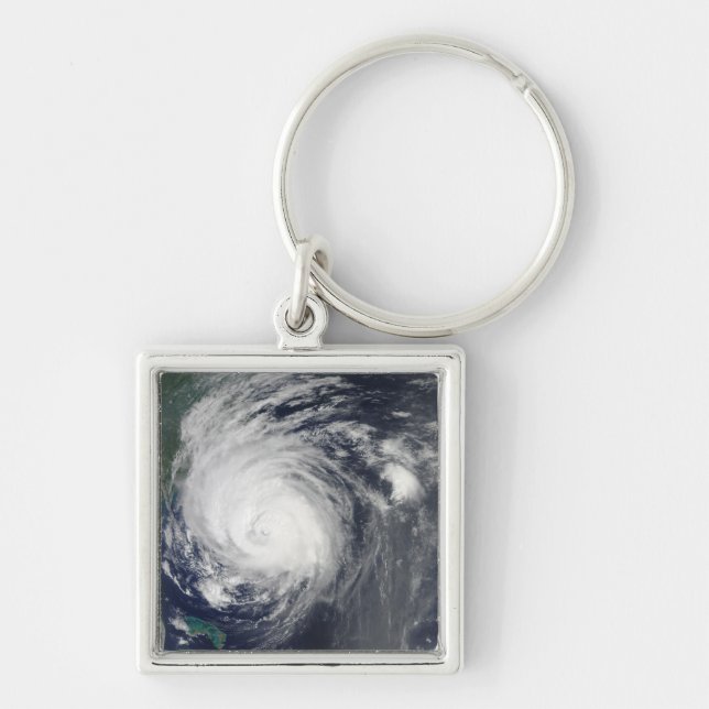 Hurricane Earl grazing the North Carolina coast Key Ring (Front)