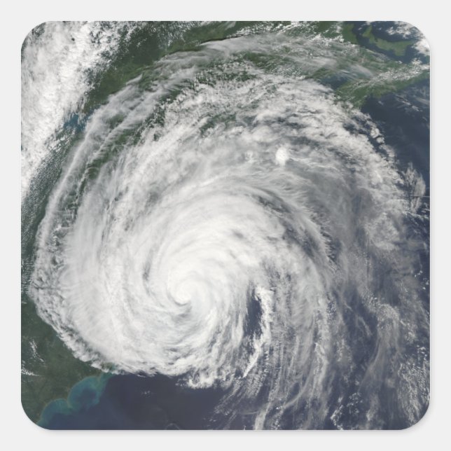 Hurricane Earl off the Mid-Atlantic Square Sticker (Front)