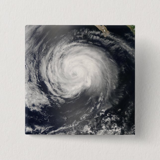 Hurricane Fausto 15 Cm Square Badge (Front)