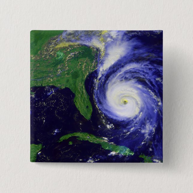 Hurricane Fran 15 Cm Square Badge (Front)