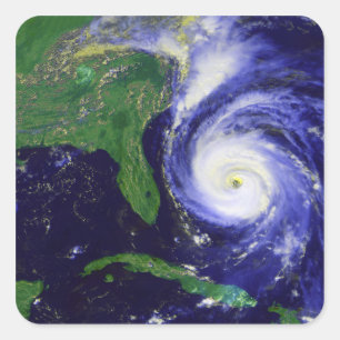 Hurricane Fran Square Sticker