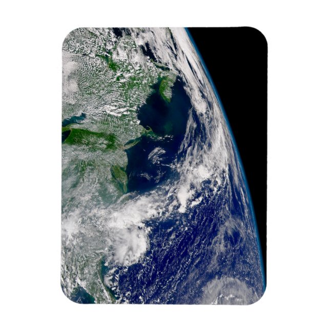 Hurricane Frances On A Partial Earth. Magnet (Vertical)