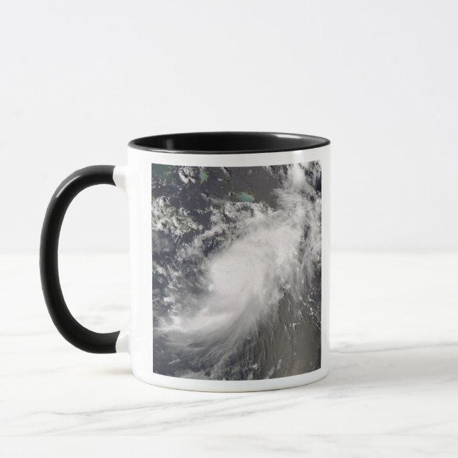 Hurricane Gustav over Hispaniola Mug (Left)