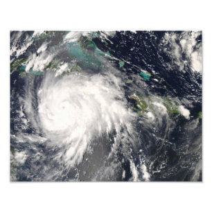 Hurricane Gustav over Jamaica Photo Print
