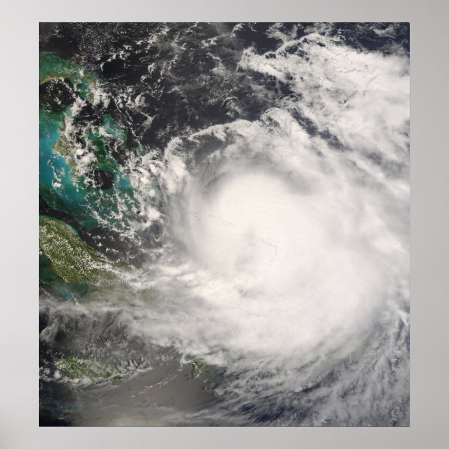 Hurricane Hanna over the Bahamas Poster (Front)