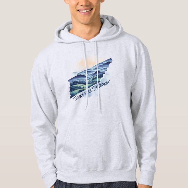 Hurricane Helene Fundraiser Tennessee Strong Hoodie (Front)