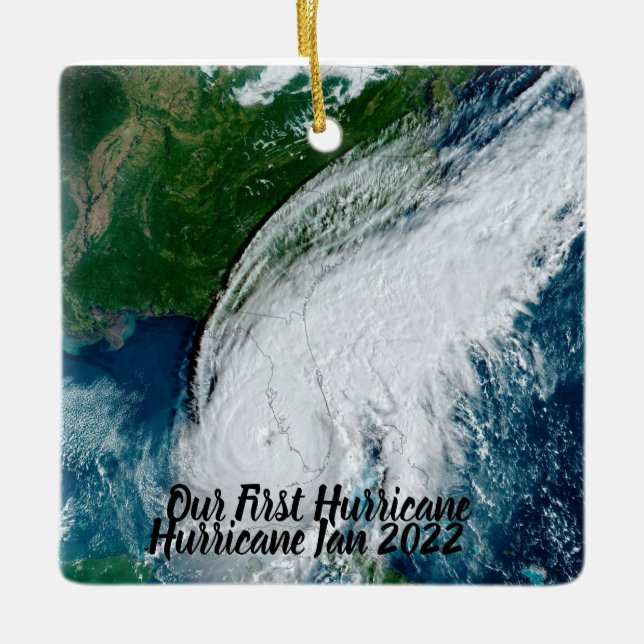 Hurricane Ian | September 28, 2022  Ornament (Front)