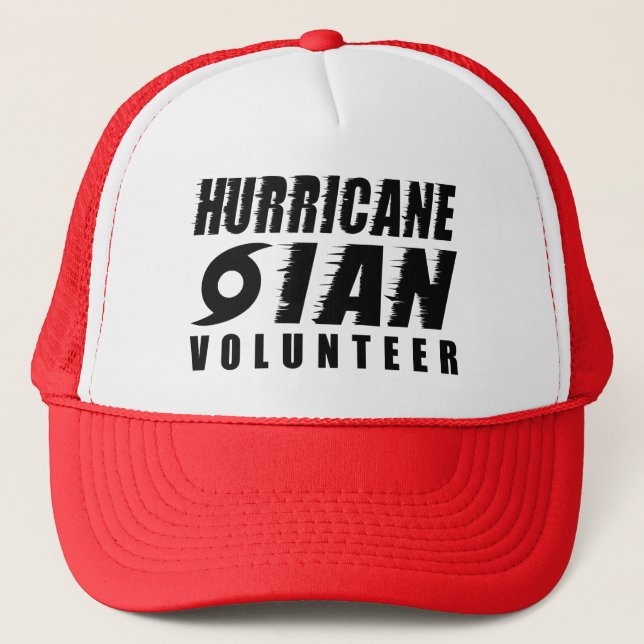 Hurricane Ian Volunteer Trucker Hat (Front)