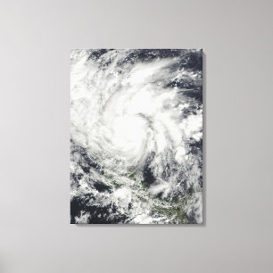 Hurricane Ida over Nicaragua Canvas Print