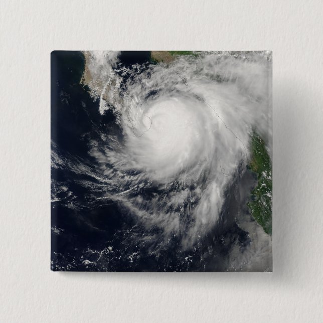 Hurricane Ignacio 15 Cm Square Badge (Front)