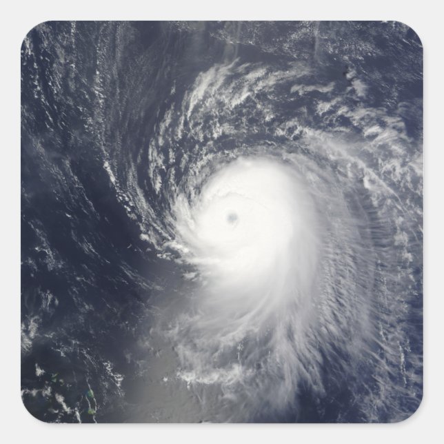 Hurricane Ike off the Lesser Antilles Square Sticker (Front)