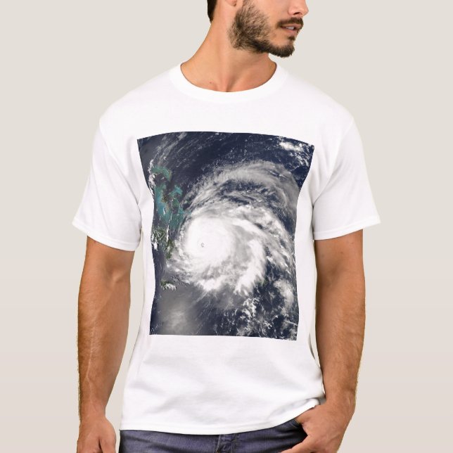 Hurricane Ike over Cuba, Hispaniola T-Shirt (Front)
