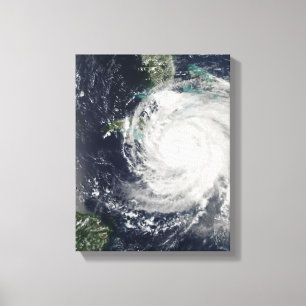 Hurricane Ike over Cuba, Jamaica, and the Baham Canvas Print