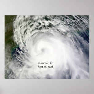 Hurricane Ike (Sept 13, 2008) Poster