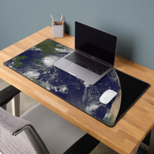 Hurricane Irene Moving Through The Bahamas. Desk Mat