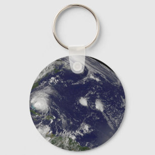 Hurricane Irene Moving Through The Bahamas. Key Ring