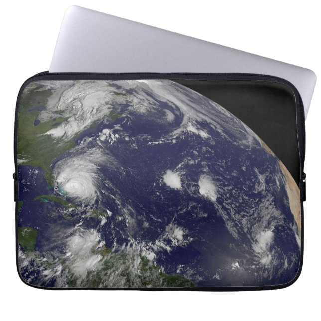 Hurricane Irene Moving Through The Bahamas. Laptop Sleeve (Front)