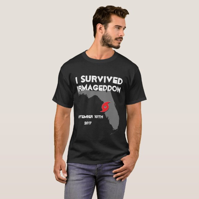 Hurricane Irma Florida Strong T-Shirt (Front Full)