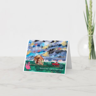 "Hurricane Isaac" folded greeting card