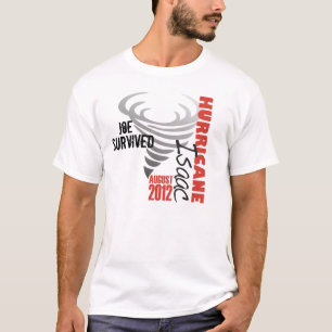 Hurricane Isaac Survivor Customisable T-Shirt