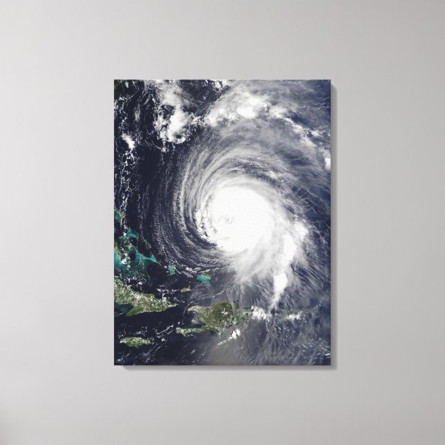 Hurricane Isabel 2 Canvas Print (Front)