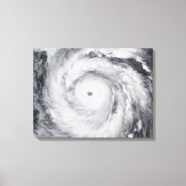 Hurricane Jangmi Canvas Print (Front)