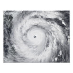 Hurricane Jangmi Photo Print