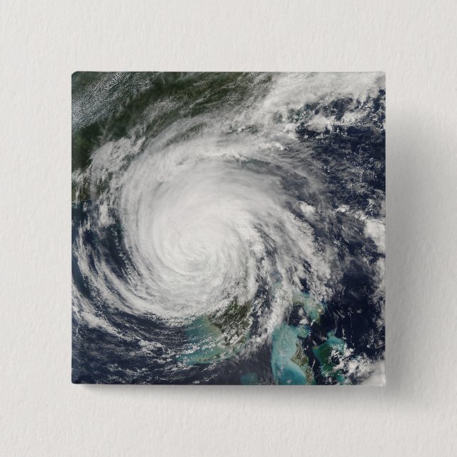 Hurricane Jeanne 15 Cm Square Badge (Front)