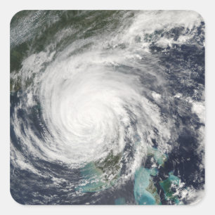 Hurricane Jeanne Square Sticker