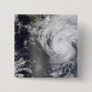Hurricane Jimena over Baja California 15 Cm Square Badge
